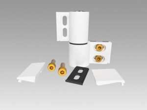 hinge for plastic doors Modello 3D