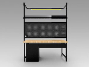 banco de trabajo Modelo 3D