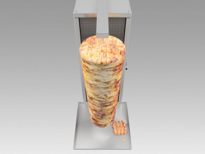 kebab doner machine 3D Model