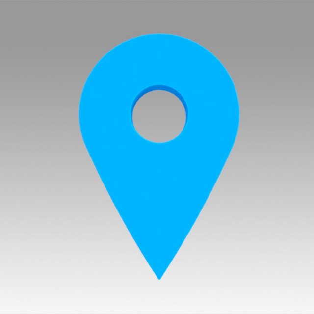 map pointer 3D Model .c4d .max .obj .3ds .fbx .stl .blend 