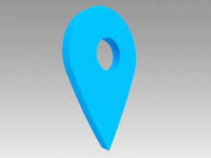 map pointer 3D Model