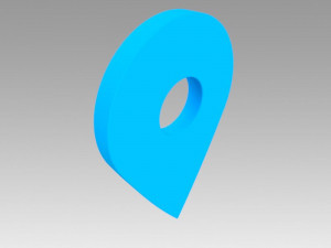 map pointer 3D Model