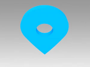 map pointer 3D Model