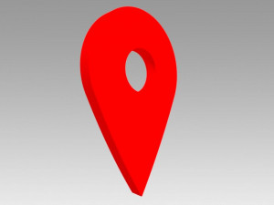 map pointer Modèle 3D