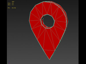 map pointer Modèle 3D