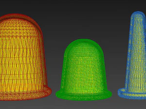 massage cans 3D Model