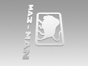 maz man logo Modèle 3D