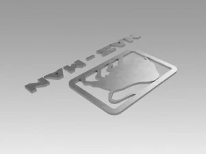 maz man logo 3D Model