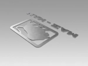 maz man logo 3D Model