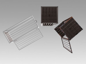medieval cages Modello 3D