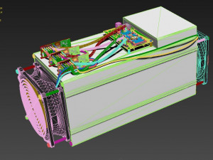 ant miner bitcoin crypto Modèle 3D