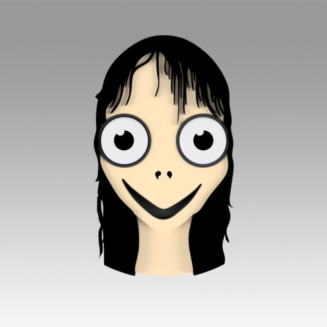 momo horror ghost bird head 3D मॉडल .c4d .max .obj .3ds .fbx .stl .blend 