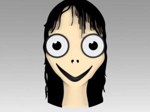 Momo Horror Geistervogelkopf 3D Modell