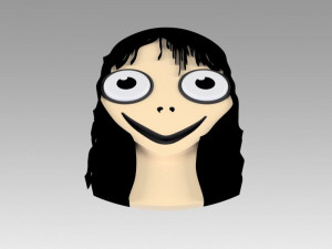 momo horror ghost bird head 3D मॉडल