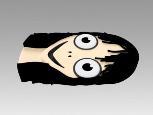 momo horror ghost bird head 3D मॉडल