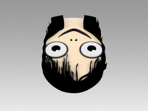 momo horror ghost bird head 3D मॉडल