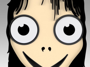 momo horror ghost bird head 3D मॉडल