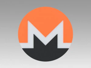 monero crypto currency 3D Model