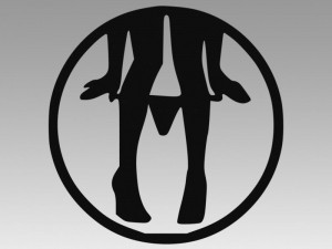 nude girl logo 3D Модель