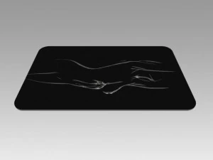 nude girl logo 3D Model