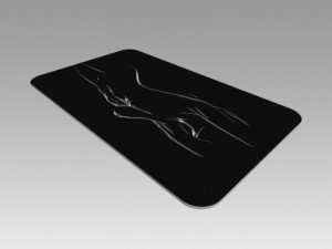 nude girl logo 3D Model