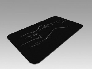 nude girl logo 3D Model