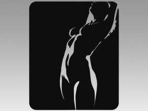 nude girl logo Modèle 3D