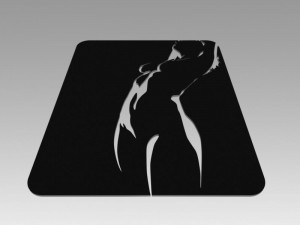 nude girl logo 3D Model