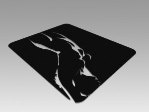 nude girl logo 3D Model