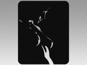 nude girl logo 3D Model