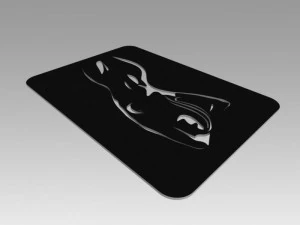 nude girl logo 3D Model