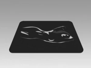 nude girl logo 3D Model