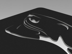 nude girl logo 3D-Modell