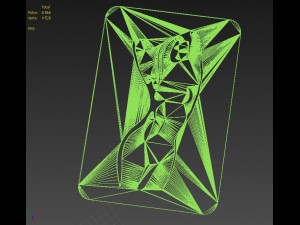 nude girl logo 3D-Modell