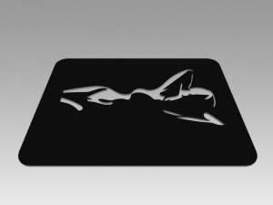 nude girl logo 3D Model