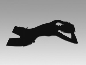 nude girl logo 3D मॉडल