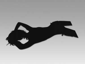 nude girl logo 3D मॉडल