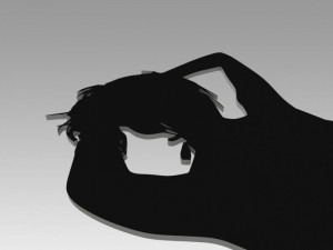 nude girl logo 3D मॉडल