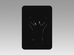 nude girl logo 3D Model