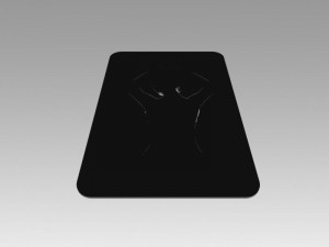 nude girl logo Model 3D