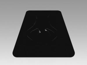nude girl logo Model 3D