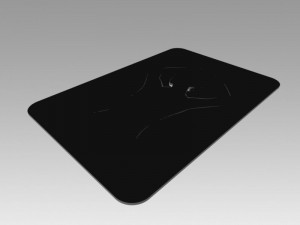nude girl logo Model 3D