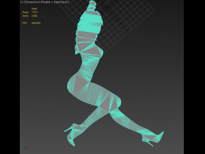 nude girl logo 3D Model