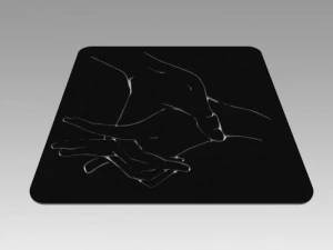 nude girl logo 3D Model