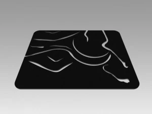 nude girl logo 3D Model