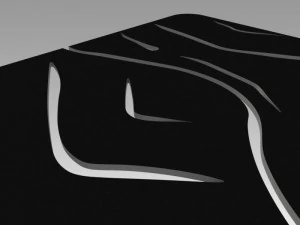nude girl logo 3D Model