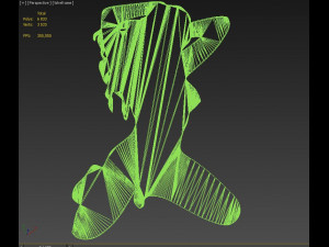 nude girl logo 3D Модель