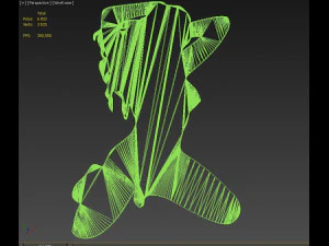 nude girl logo 3D Model