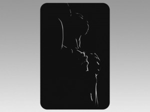 nude girl logo Modelo 3D