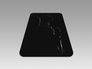 nude girl logo 3D Model